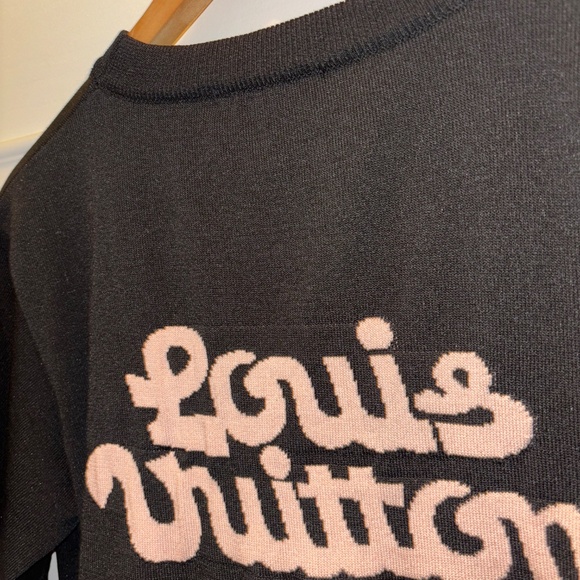 Authentic Louis Vuitton x Tyler the Creator M “Blooming” Black Sweater Shirt - Picture 12 of 16